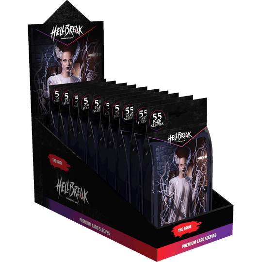 Hellbreak Supplies: The Bride Premium Card Sleeves Display (10 Packs)