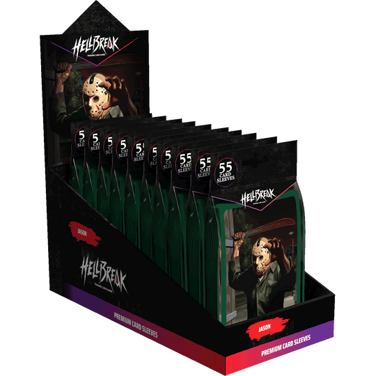 Hellbreak Supplies: Jason Premium Card Sleeves Display (10 Packs)