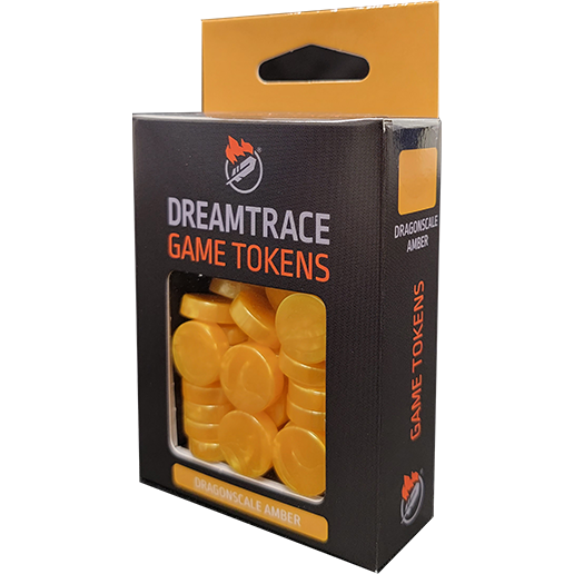 DreamTrace Game Tokens: Dragonscale Amber