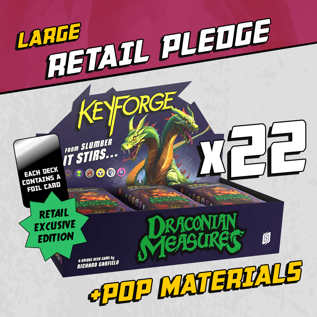 KeyForge: Draconian Measures Retail Pledge (Large)