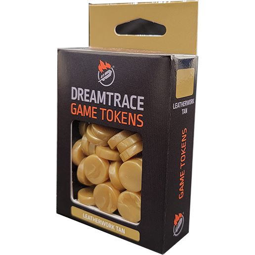 DreamTrace Game Tokens: Leatherwork Tan