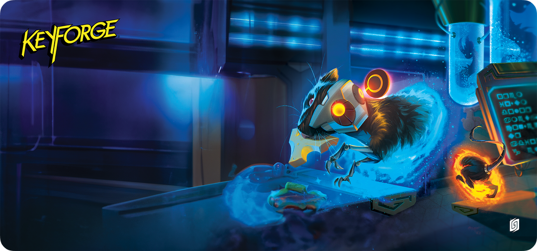 KeyForge: Logos - "Quantum Mouse" Extra-Wide Playmat