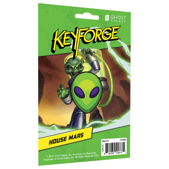 KeyForge: House Mars - Enamel Pin – Ghost Galaxy