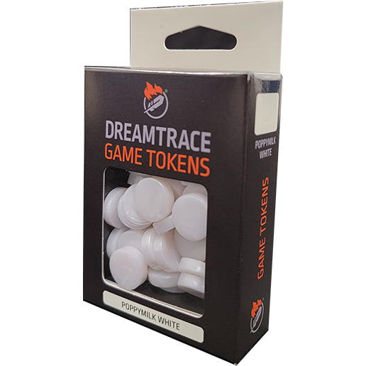 DreamTrace Game Tokens: Poppymilk White