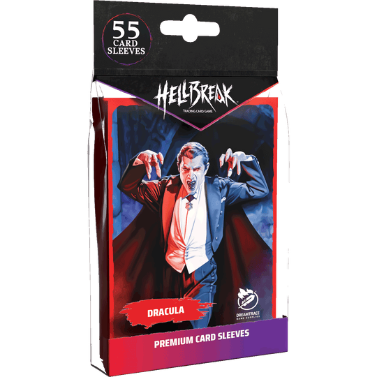 Hellbreak Supplies: Dracula Premium Card Sleeves Display (10 Packs)