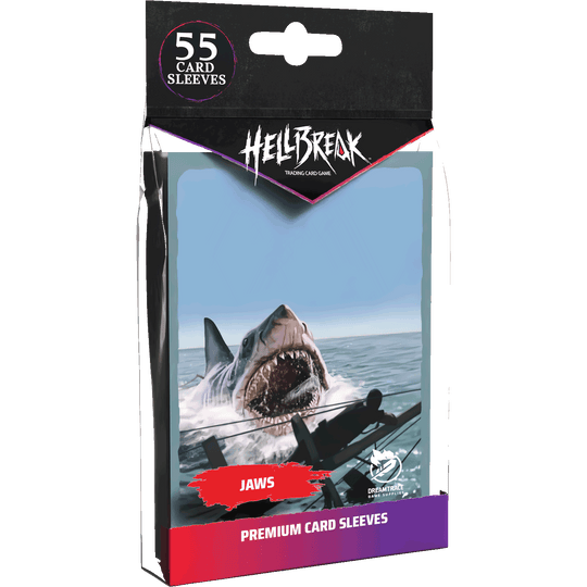 Hellbreak Supplies: Jaws Premium Card Sleeves Display (10 Packs)