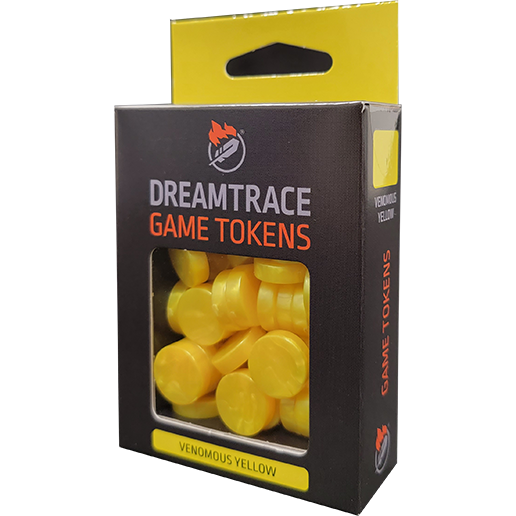DreamTrace Game Tokens: Venomous Yellow