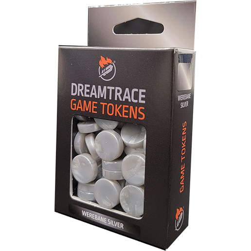 DreamTrace Game Tokens: Werebane Silver
