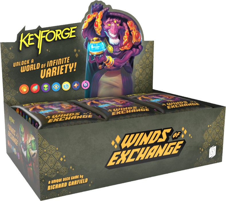 KeyForge: Winds of Exchange Display (12 Decks) – Ghost Galaxy