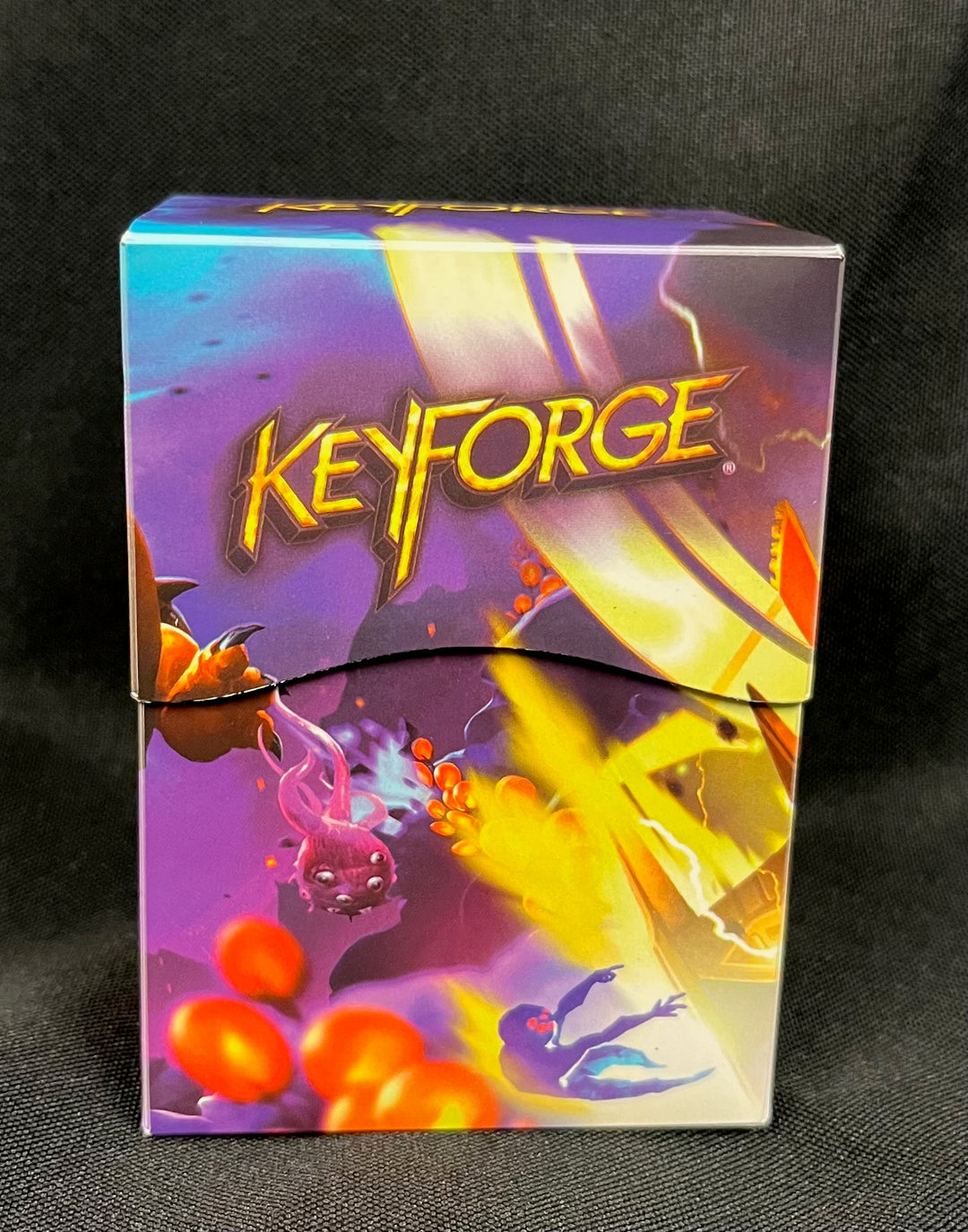 KeyForge Deck Box Blue Art Ghost Galaxy