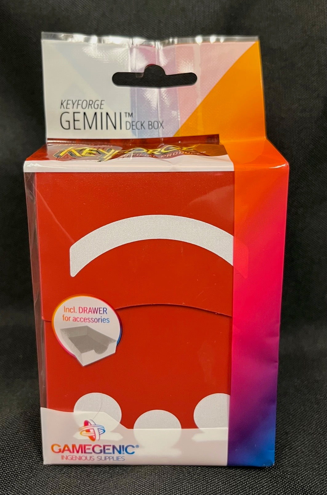 KeyForge: Gemini Deck Box - Red
