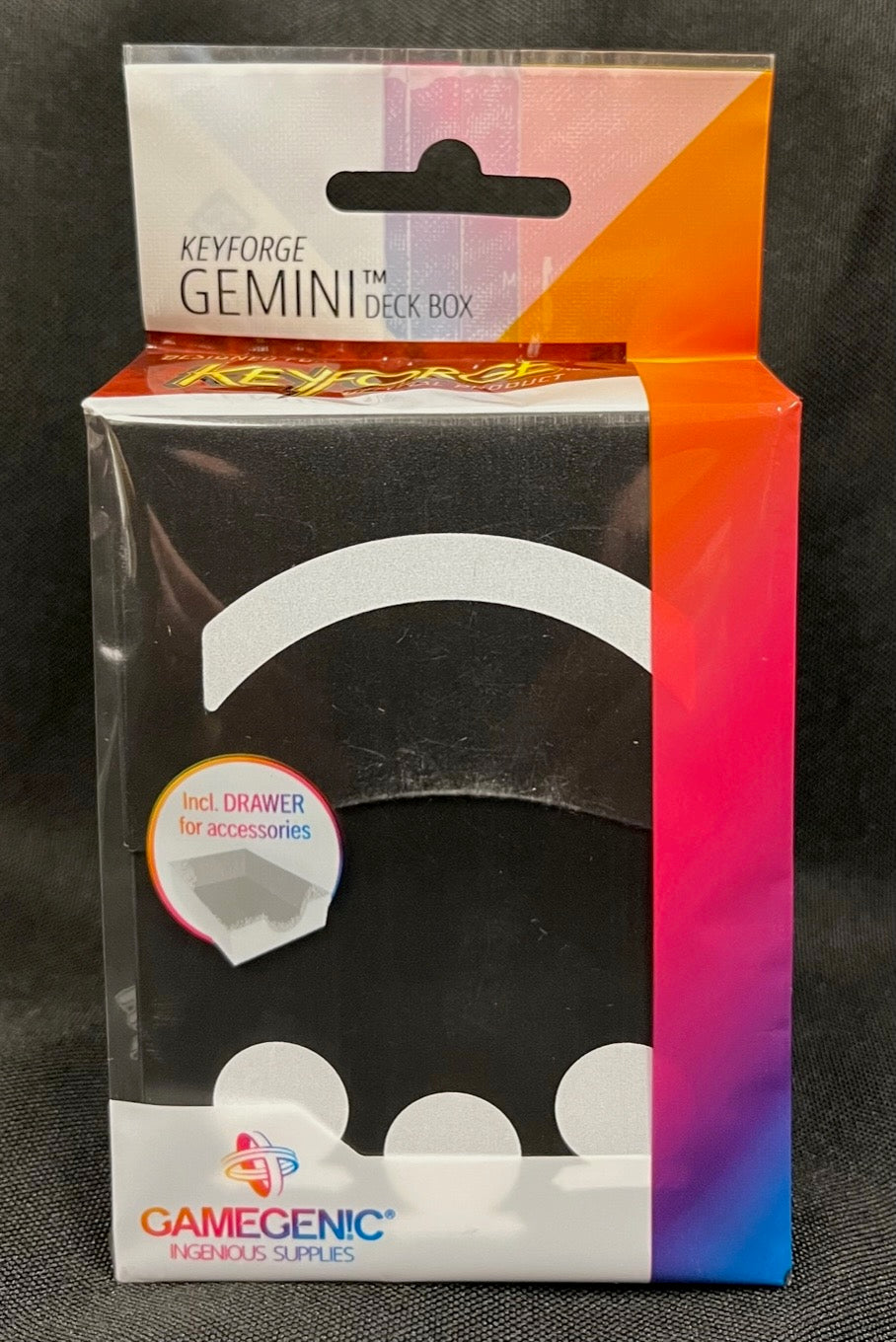 KeyForge: Gemini Deck Box - Black
