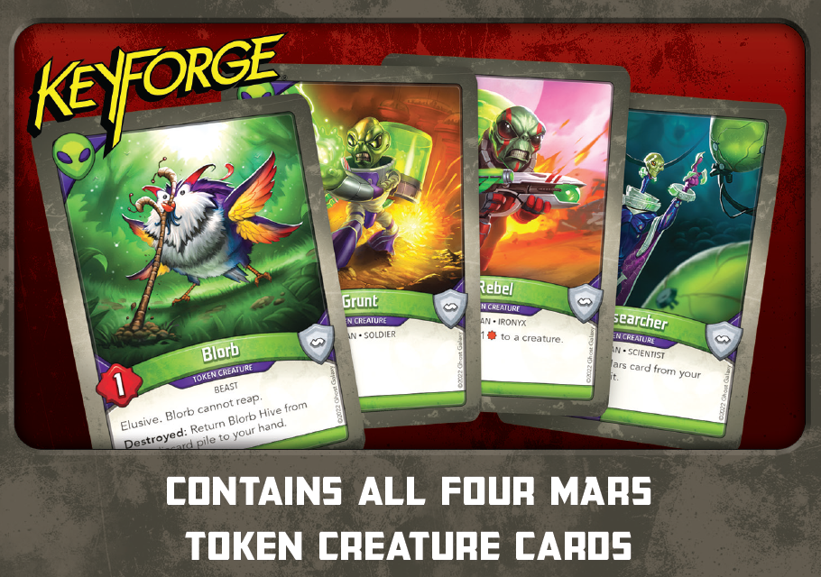 KeyForge - Token Creature Card Set (Mars) – Ghost Galaxy