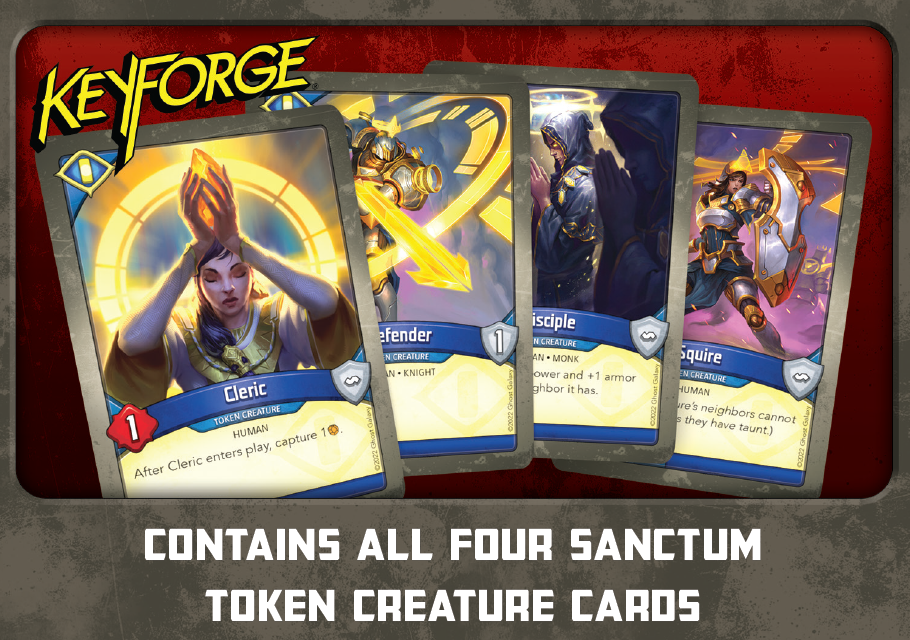 KeyForge - Token Creature Card Set (Sanctum) – Ghost Galaxy