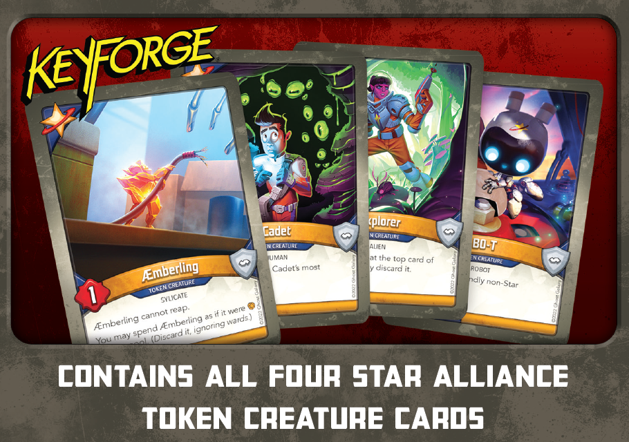 KeyForge - Token Creature Card Set (Star Alliance) – Ghost Galaxy