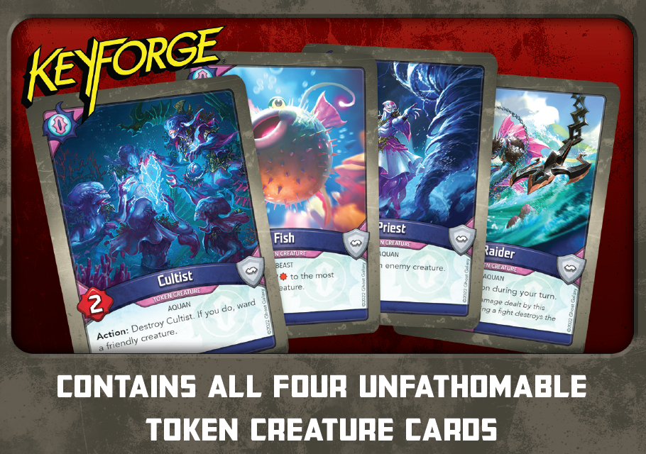 KeyForge - Token Creature Card Set (Unfathomable)